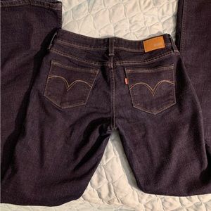 low boot cut levi jeans.